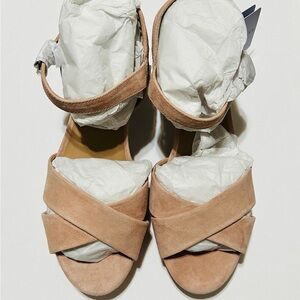 Aerosoles Women's Cosmos Heeled Sandal, Blush Pink Suede, US 8